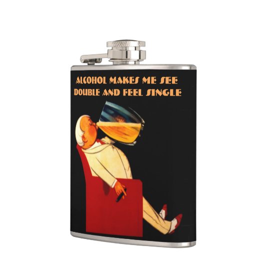 おもしろい引用文、ダブルを参照感じ独身の フラスク (左)