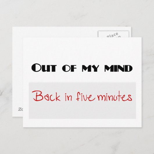 おもしろい引用文 ポストカード (正面/裏面)