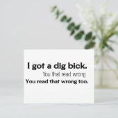 おもしろい引用文 ポストカード (スタンド正面)