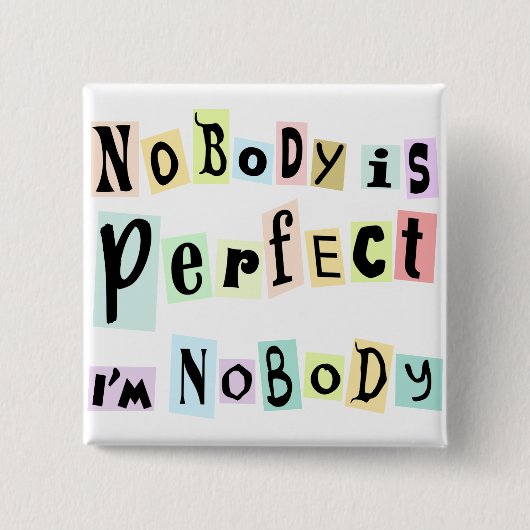 おもしろい引用文 缶バッジ (正面)