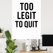 おもしろい引用文:見来たよ、気まずい ポスター (ホームオフィス)