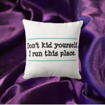 おもしろい引用文I走この場所装飾用クッション