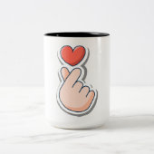 おもしろい引用文mag.友人と家族のための理想的な贈り物 ツートーンマグカップ (中央)