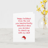 おもしろい引用文momクリスマスカード カード (黄色い花)