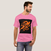 おもしろい引用文Tシャツ – はっきりしたタイポグラフィ" Tシャツ (正面フル)