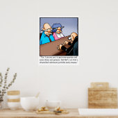 おもしろい引退ユーモアのポスター ポスター (キッチン)