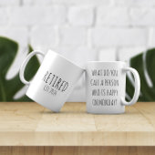 おもしろい引退後の贈り物 コーヒーマグカップ