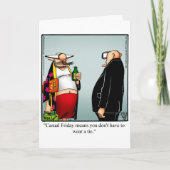 おもしろい引退用ユーモアあいさつカード「斑点」 カード (正面)