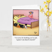 おもしろい引退用ユーモアあいさつカード「斑点」 カード (黄色い花)