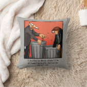 おもしろい引退用ユーモア枕プレゼント クッション (ブランケット)