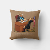 おもしろい引退用ユーモア枕 クッション (正面)