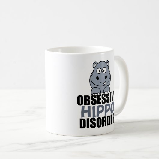 おもしろい強迫性海馬障害 コーヒーマグカップ (正面右)
