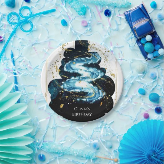 おもしろい彗星宇宙誕生日 ペーパープレート (パーティー)