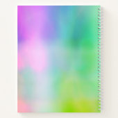 おもしろい後を追・ユア・ドリームズ・引用文・モノグラム・オン・レインボー ノートブック (裏面)