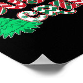 おもしろい従姉妹クルーのクリスマス ポスター (角)