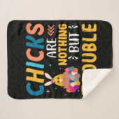 おもしろい復活祭の雛は苦労ばかりだ シェルパブランケット (正面(横))