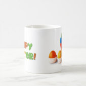 おもしろい復活祭。イースターギフトマグ子供へ マグカップ (中央)