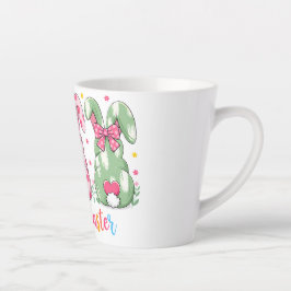 おもしろい復活祭 カフェラテマグ