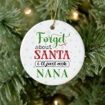 おもしろい忘れSanta NANAクリスマスオーナメント セラミックオーナメント<br><div class="desc">忘れサンタク頼レのNANAクリスマスオーナメントは長年にわたって宝物を持つギフト来になる。!</div>