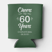 おもしろい応援マイルストーン誕生日 缶クーラー (正面)