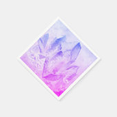 *~*おもしろい快活アメジストクリスタルヒーリング スタンダードカクテルナプキン (角)