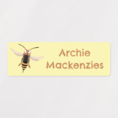 おもしろい怒の蜂パーソナライズされた車 ラベル (デザイン1)