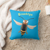 おもしろい怒イラストレーション クッション (ブランケット)