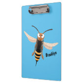 おもしろい怒イラストレーション クリップボード (左)