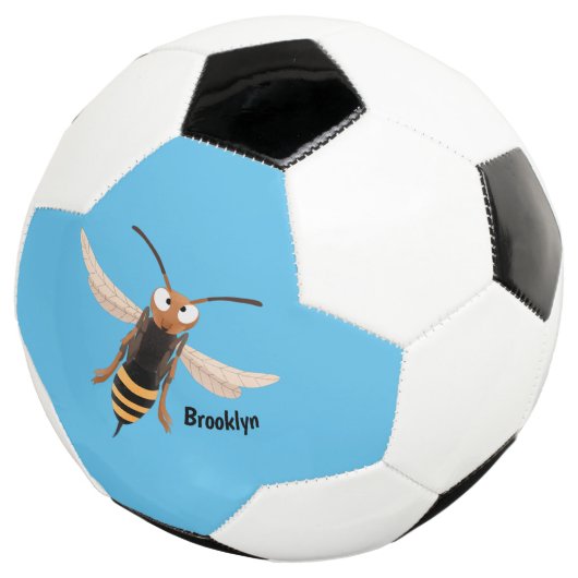 おもしろい怒イラストレーション サッカーボール (3/4)