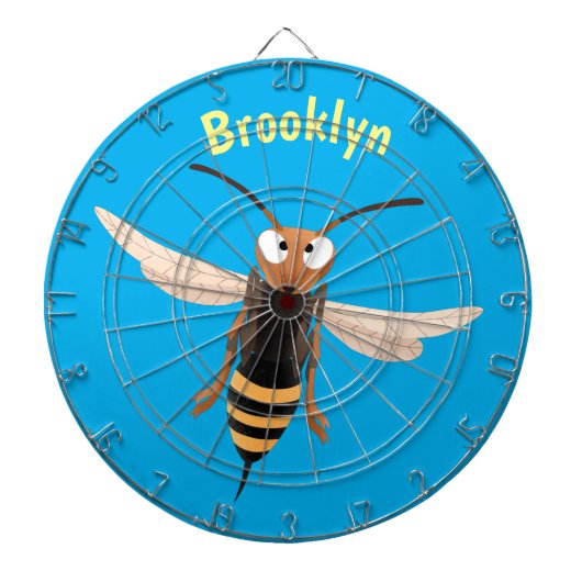 おもしろい怒イラストレーション ダーツボード (正面)