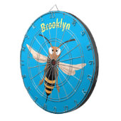 おもしろい怒イラストレーション ダーツボード (正面右)