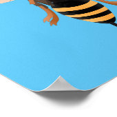 おもしろい怒イラストレーション ポスター (角)