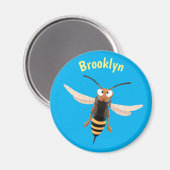 おもしろい怒イラストレーション マグネット (正面/裏面)