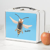 おもしろい怒イラストレーション メタルランチボックス (インサイチュ)