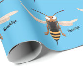 おもしろい怒イラストレーション ラッピングペーパー (ロールコーナー)