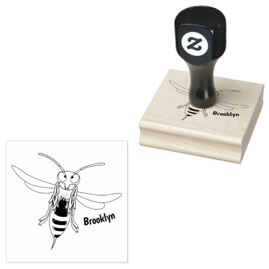 おもしろい怒イラストレーション ラバースタンプ (押印)