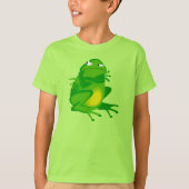 おもしろい怒カエル Tシャツ (正面)