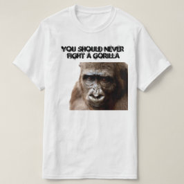 おもしろい怒マコゴリラユーモアのあるモンキーTシャツ Tシャツ