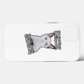 おもしろい怒子猫の猫ミーム猫オーナー Case-Mate iPhoneケース (裏面 (横))