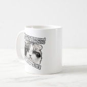 おもしろい怒子猫ミーム コーヒーマグカップ (正面左)
