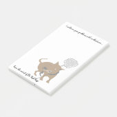 おもしろい怒犬「問題を歓迎する」カスタム ポストイット (アングル)