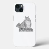 おもしろい怒猫好き猫ミーム猫オーナー Case-Mate iPhoneケース (裏面)