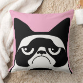 おもしろい怒猫 クッション (ブランケット)