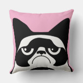 おもしろい怒猫 クッション (裏面)