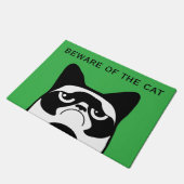 おもしろい怒猫 ドアマット (アングル)