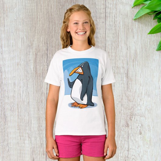 おもしろい怒Penguinマンガクールー Tシャツ