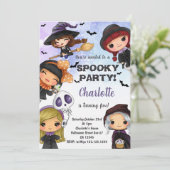 おもしろい怖いパーティー子供へカードまたは大人 招待状 (スタンド正面)