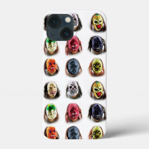 おもしろい怖いマスク iPhone 13 MINIケース