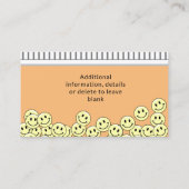 おもしろい思い出に残る処方箋カルテ 名刺 (裏面)