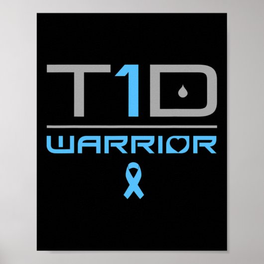 おもしろい性糖尿病1型糖尿病認識度引用文T1d ポスター (正面)